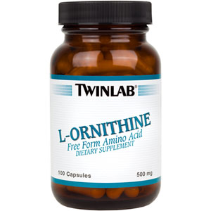 Twinlab L-Ornithine 500 mg 100 Capsules