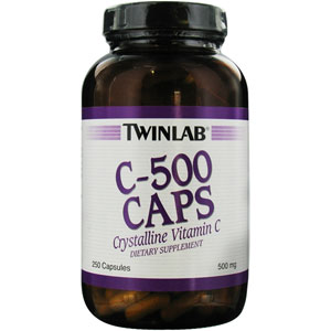 Twinlab C-500 Crystalline Vitamin C 250 Capsules