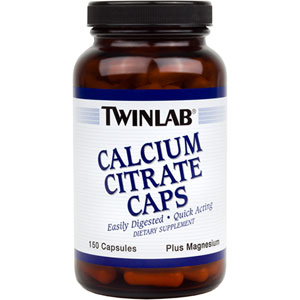 Twinlab Calcium Citrate Plus Magnesium Capsules
