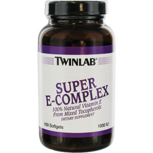 Twinlab Super E-Complex 1000 IU - 100 Softgels
