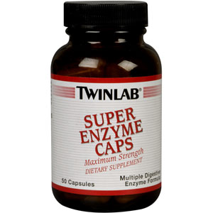Twinlab Super Enzyme Caps 50 Capsules