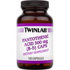 Twinlab Pantothenic Acid (B-5) 500 mg Capsules