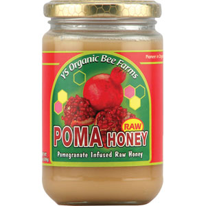 YS Organic Bee Farms Raw Poma Honey 13 oz