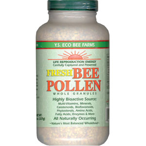 YS Organic Bee Farms Bee Pollen Whole Granules 8 oz